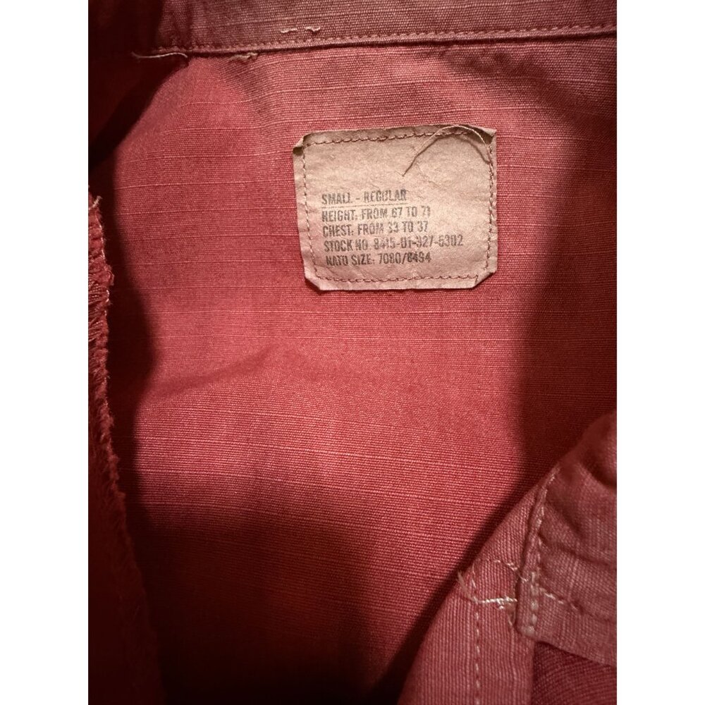 US Military Camo Utility Shirt Small Rosie The Riveter We Can Do It Graphic - Picture 3 of 9
